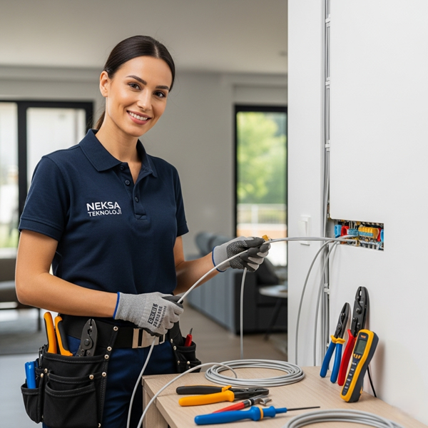 Eve İnternet Kablosu Çekme Hizmeti 11 Eve İnternet Kablosu Çekme Hizmeti